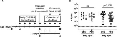 Exposure to Cigarette Smoke Enhances Pneumococcal Transmission Among Littermates in an Infant Mouse Model